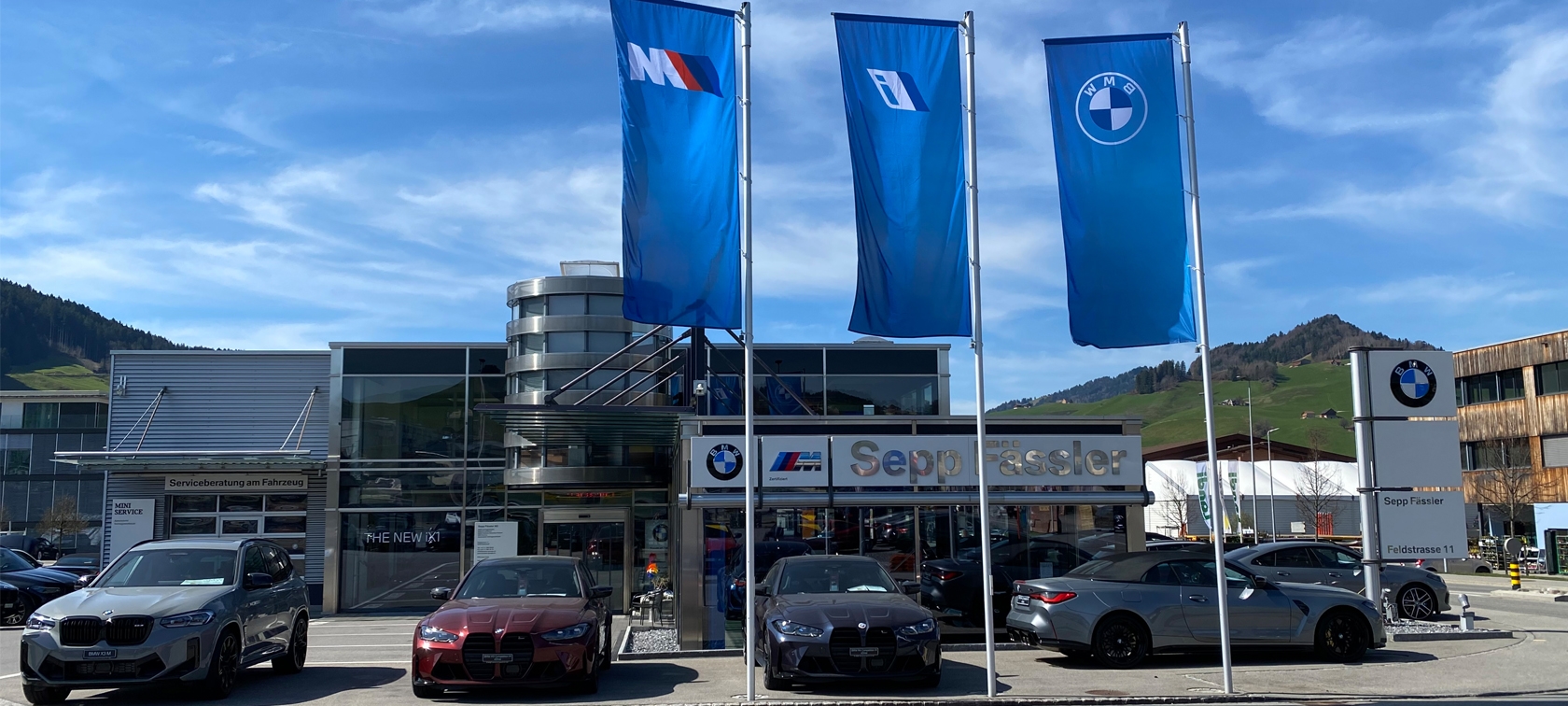 Sepp Fässler AG Ihr BMW Partner in Appenzell Ostschweiz BMW M Partner Aussenansicht Titelbild