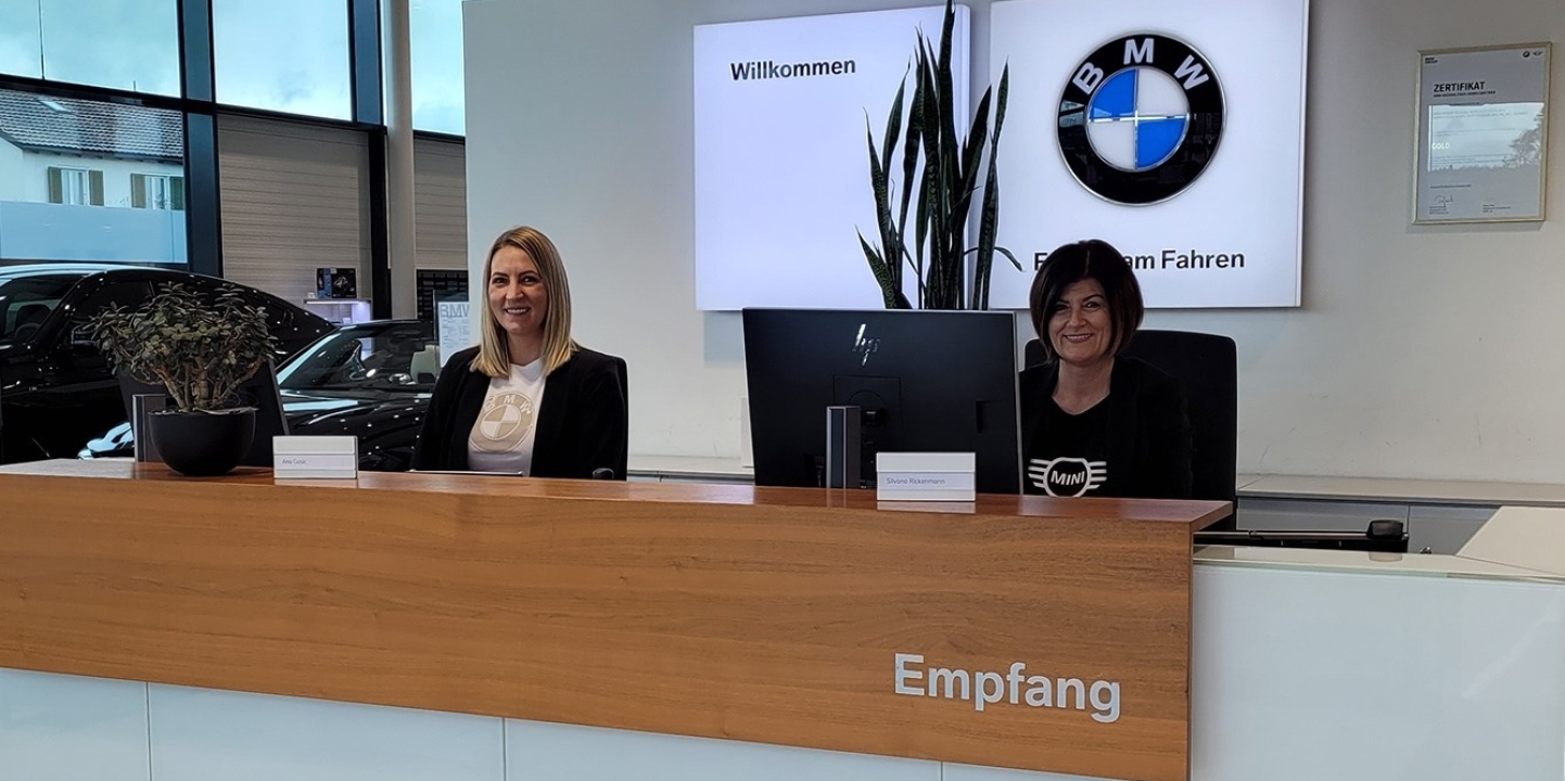 Sepp Fässler (Wil) AG Ihr BMW Partner in Wil Team Empfang Mitarbeiter Personal