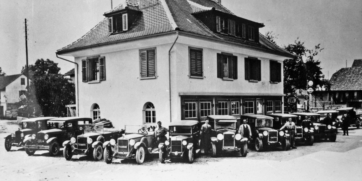 1927 - Gründung der Garage Burkhardt in Sursee